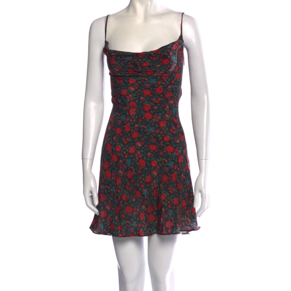 Réalisation silk mini dress.